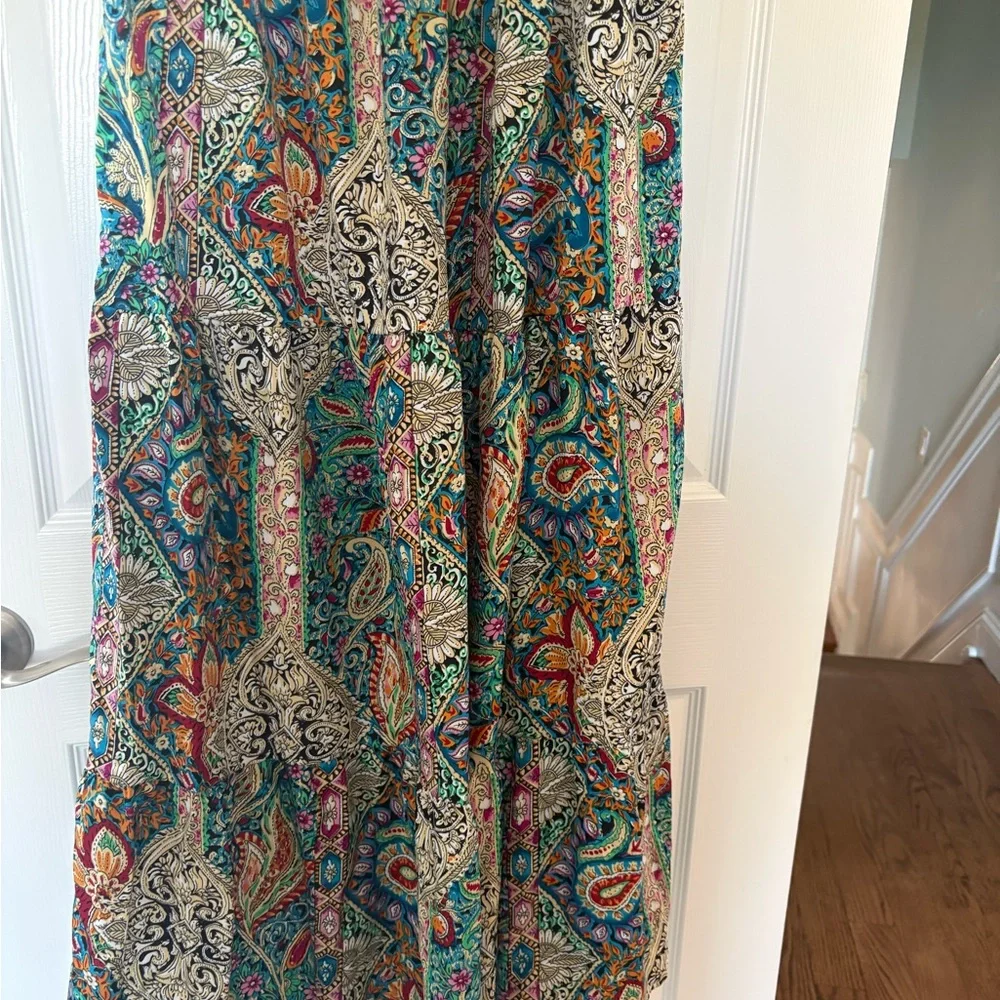 Cupshe Multicolor Paisley Maxi Dress NWT medium - Picture 4 of 7